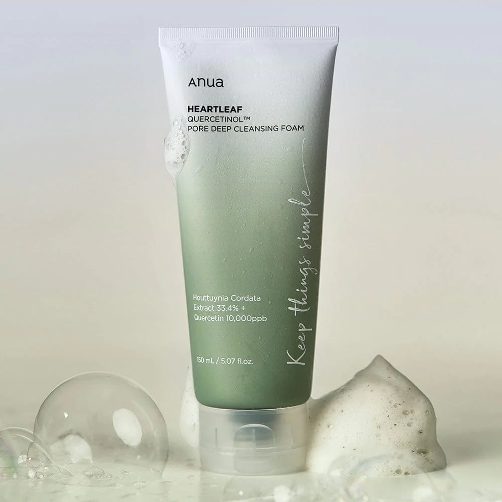 ANUA – Heartleaf Quercetinol Pore Deep Cleansing Foam – 150ml