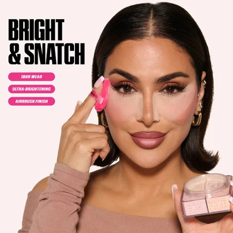HUDA BEAUTY Easy Bake Loose Powder Duo – Cherry Peach